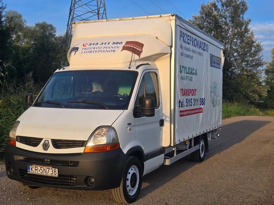 Renault MASTER Renault Master 2 ! Kontener z jednostronną Firanką i Schodkami ! FV23% – zdjęcie 2