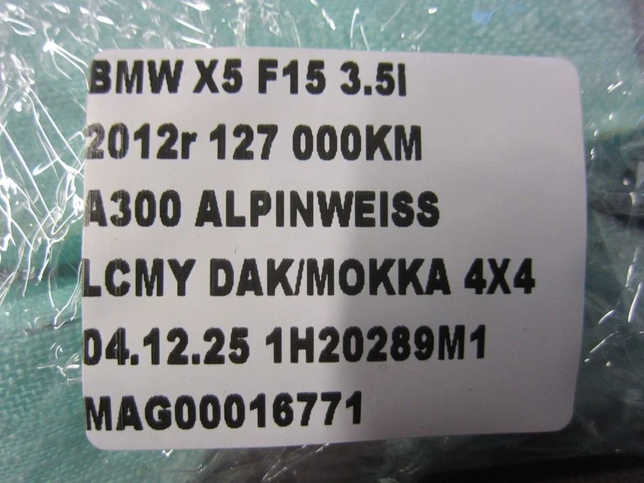 Bmw X5 F15 F85 Kurtyna Powietrzna Prawa Airbag Usa 72127325698 7325698 – zdjęcie 12