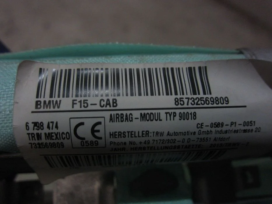 Bmw X5 F15 F85 Kurtyna Powietrzna Prawa Airbag Usa 72127325698 7325698 – zdjęcie 9