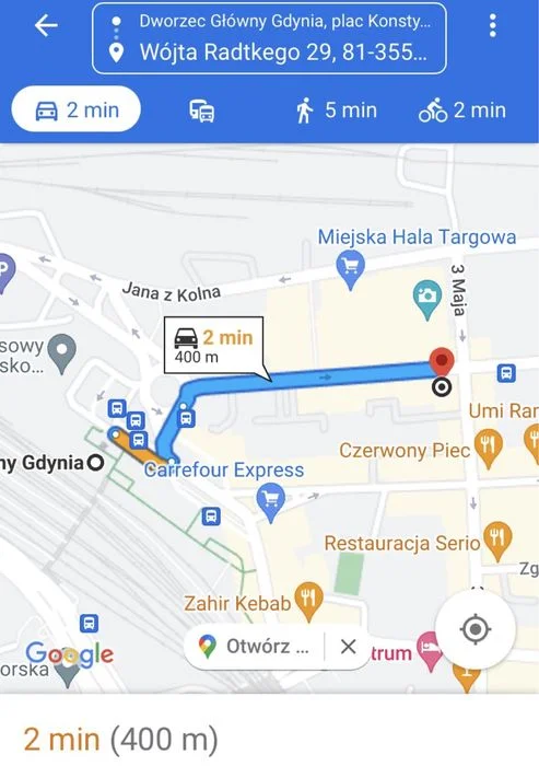 Apartament w ścisłym centrum Gdyni 2 pokoje dla 4 osób – zdjęcie 12