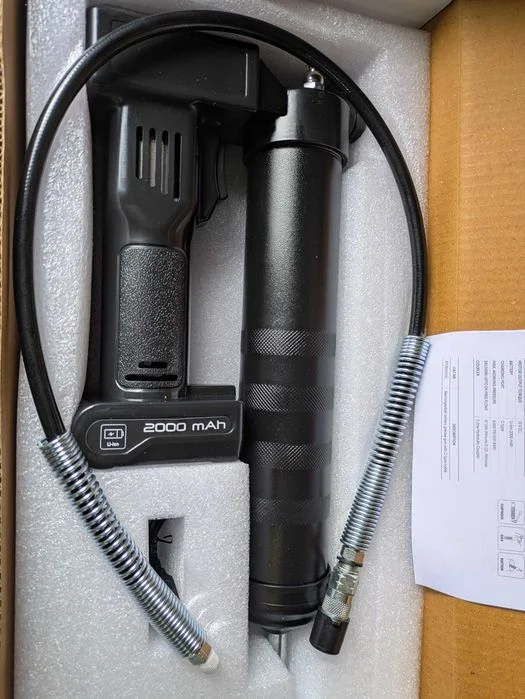 smarownica akumulatorowa 12v 400 ml + akumulator 2 ah + wąż 750 mm