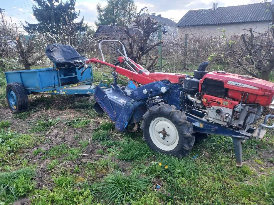 Powystawowy 4x4 ciągnik kubota yanmar iseki z glebogryzarką – zdjęcie 8