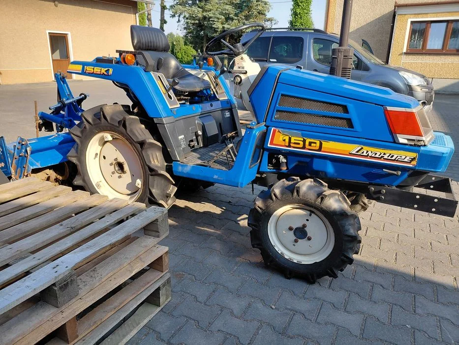 Powystawowy 4x4 ciągnik kubota yanmar iseki z glebogryzarką – zdjęcie 2