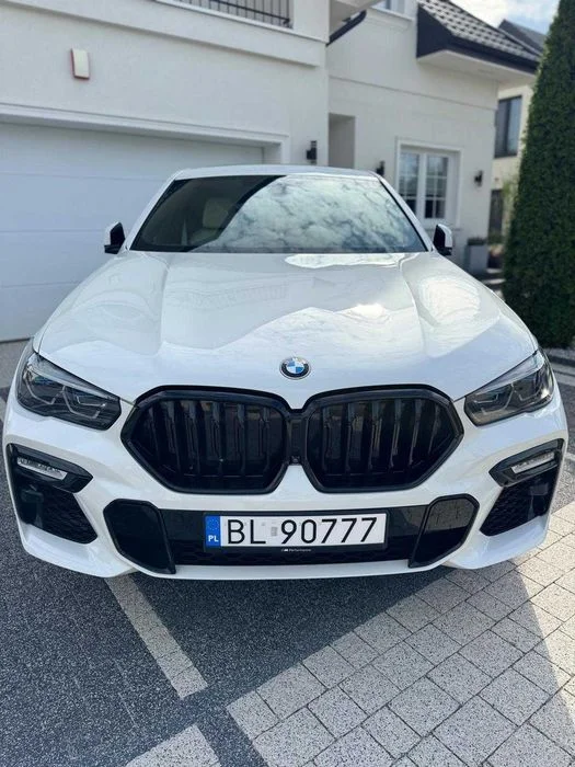 BMW X6 40i xDrive M-Pakiet – 2021 – Przebieg 68 000 km – Biały – Bogate Wyposażenie – PERFEKCYJNY STAN – zdjęcie 3