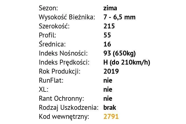 Nexen Winguard Snow'G3 - 215/55 R16 – zdjęcie 3