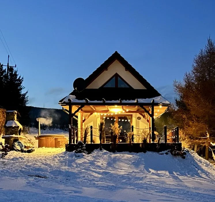 Domek w górach z kominkiem i jacuzzi – Babia Góra – Beskidy – Tatry