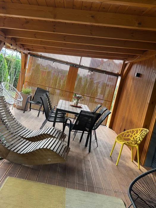 Domek nr 3 z jacuzzi (termobania), staw, sauna, 10 osób – zdjęcie 5