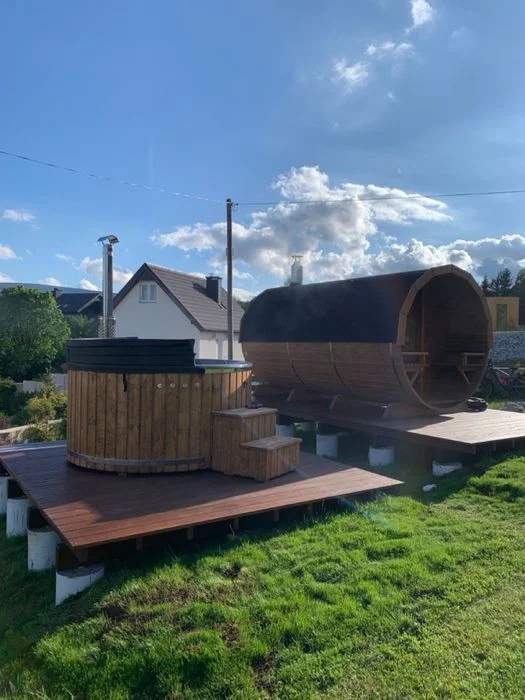 Domek w górach z basenem domki jacuzzi sauna widok na góry – zdjęcie 7