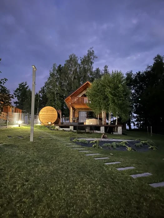 Domek blisko jeziora ,balia z jacuzzi i sauna, warmia mazury