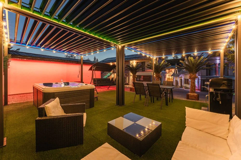Apartament Domek nastrojowy LOVE SPA JAUCUZZI w pokoju na wyłączność bez limitów na życzenie śniadanie do pokoju jacuzzi zewnętrzne grill rowery ebike – zdjęcie 12