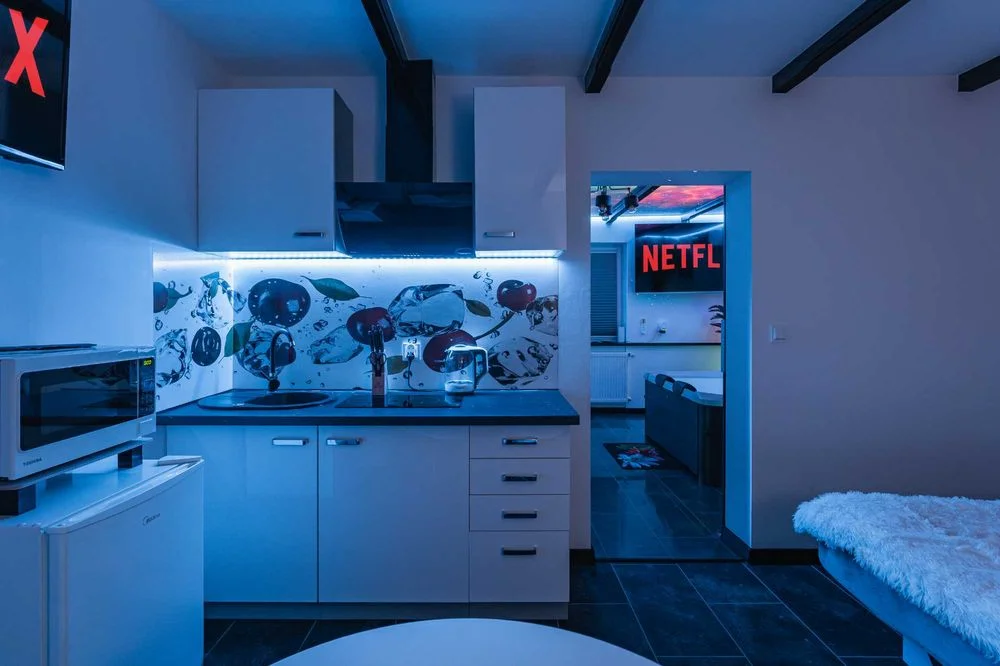 Apartament Domek nastrojowy LOVE SPA JAUCUZZI w pokoju na wyłączność bez limitów na życzenie śniadanie do pokoju jacuzzi zewnętrzne grill rowery ebike – zdjęcie 6