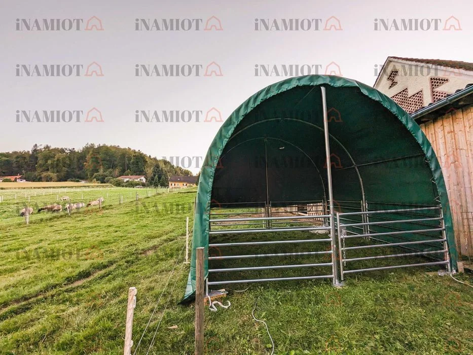 Zagroda dla zwierząt 4x4 m – Wiata dla owiec kóz alpak bydła – Schronienie pastwiskowe – PROMOCJA -10%