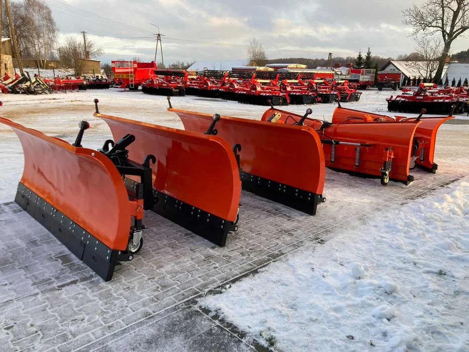 Pług do śniegu Pług śnieżny Metal-Technik komunalny 2,6 m 3,0 m kółka – zdjęcie 11