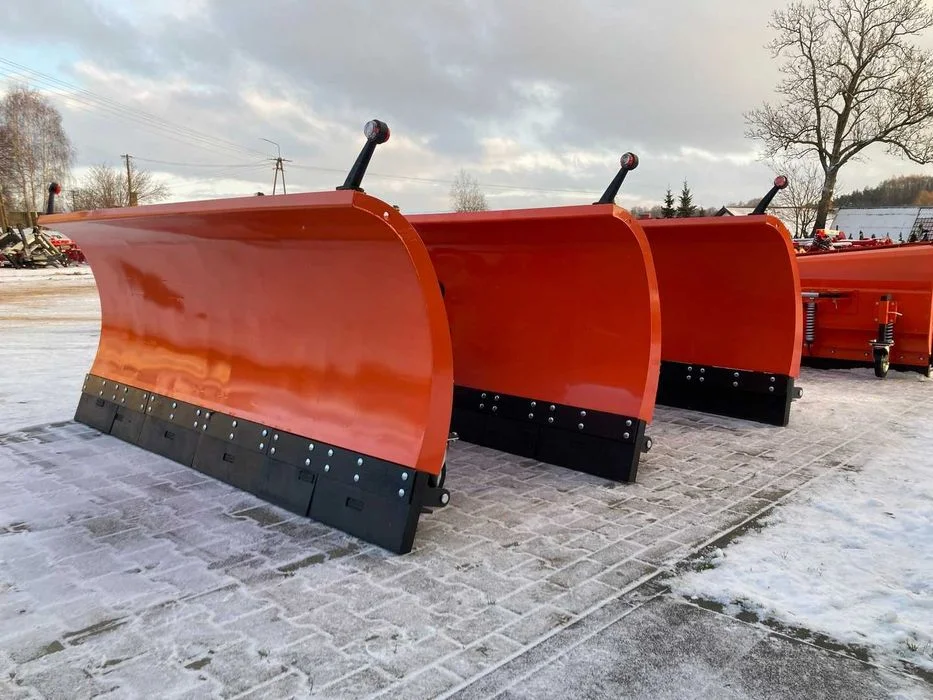 Pług do śniegu Pług śnieżny Metal-Technik komunalny 2,6 m 3,0 m kółka – zdjęcie 5