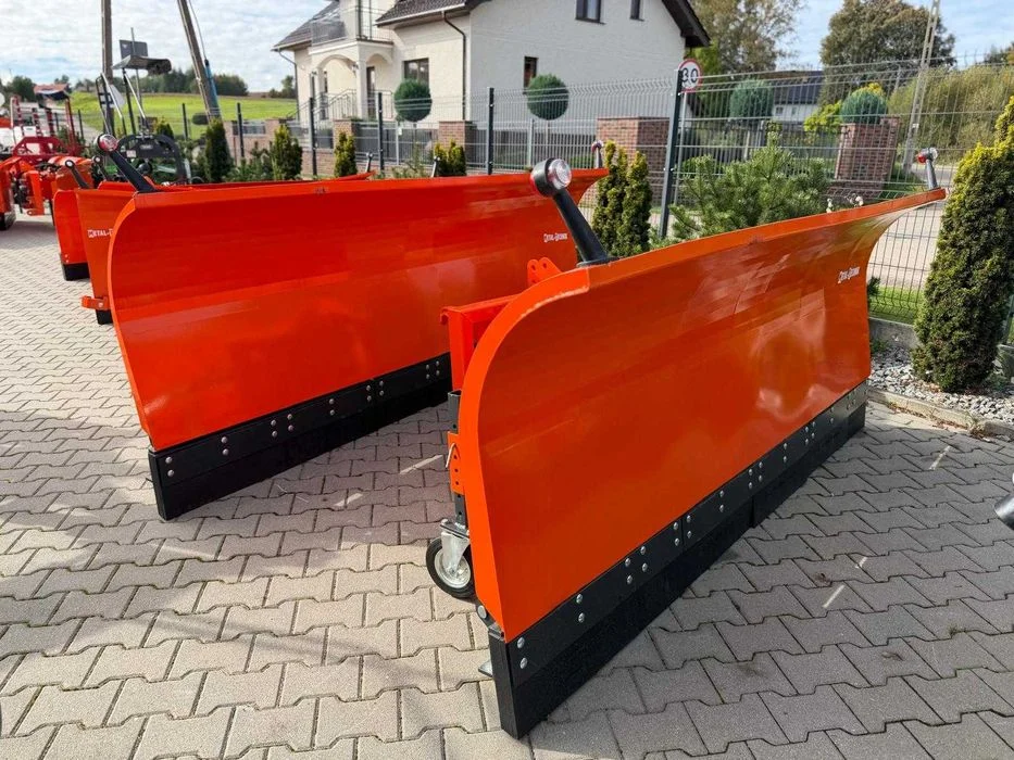 Pług do śniegu Pług śnieżny Metal-Technik komunalny 2,6 m 3,0 m kółka – zdjęcie 3