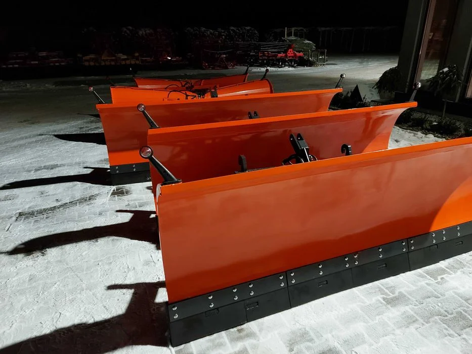 Pług do śniegu Pług śnieżny Metal-Technik komunalny 2,6 m 3,0 m kółka – zdjęcie 8