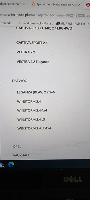 Rozrząd kompletny Gates opel antara 2.4 omega 2.2 vectra 16V captiva – zdjęcie 8