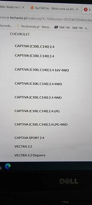 Rozrząd kompletny Gates opel antara 2.4 omega 2.2 vectra 16V captiva – zdjęcie 7