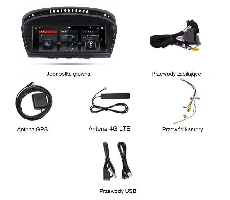 Radio 2din Android BMW seria 5 e60 4GB Nawigacja, Bluetooth, DSP, Raty – zdjęcie 8