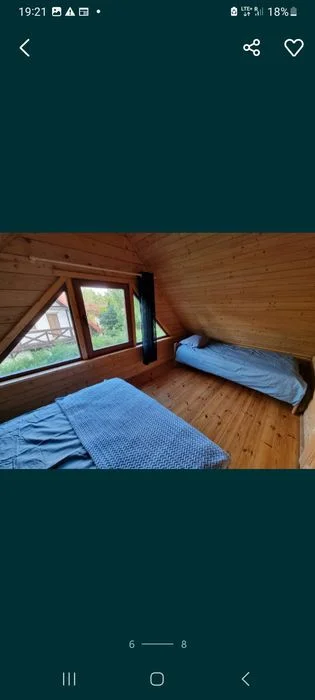 Domek nad jeziorem na Mazurach 10M od jeziora caloroczny kominek – zdjęcie 8