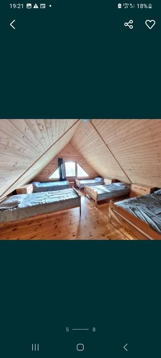 Domek nad jeziorem na Mazurach 10M od jeziora caloroczny kominek – zdjęcie 7