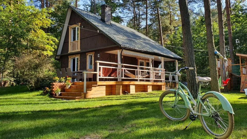 Komfortowy całoroczny Domek letniskowy nad jeziorem Biał