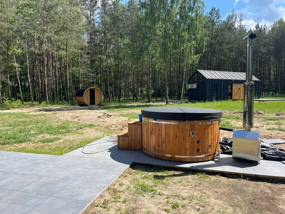 Całoroczne domki pod Łodzią – basen – jacuzzi – sauna – domek, apartament, nocleg, Łódź, Łask, Pabianice, Lutomiersk, Konstantynów, Wodzierady, Szadek – zdjęcie 4