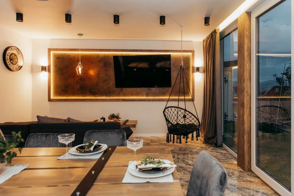 Dom Premium 12 os. Widokowy nocleg w górach. W cenie sauna – balia-jacuzzi – bilard – grill – plac zabaw. Atrakcje na wyłączność. Jesień 2026. – zdjęcie 11