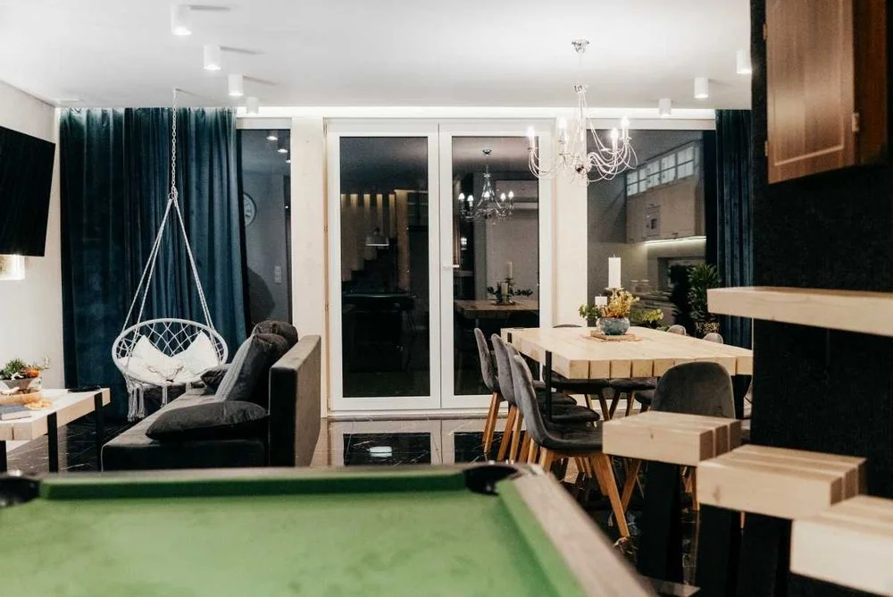 Dom Premium 12 os. Widokowy nocleg w górach. W cenie sauna – balia-jacuzzi – bilard – grill – plac zabaw. Atrakcje na wyłączność. Jesień 2026. – zdjęcie 9