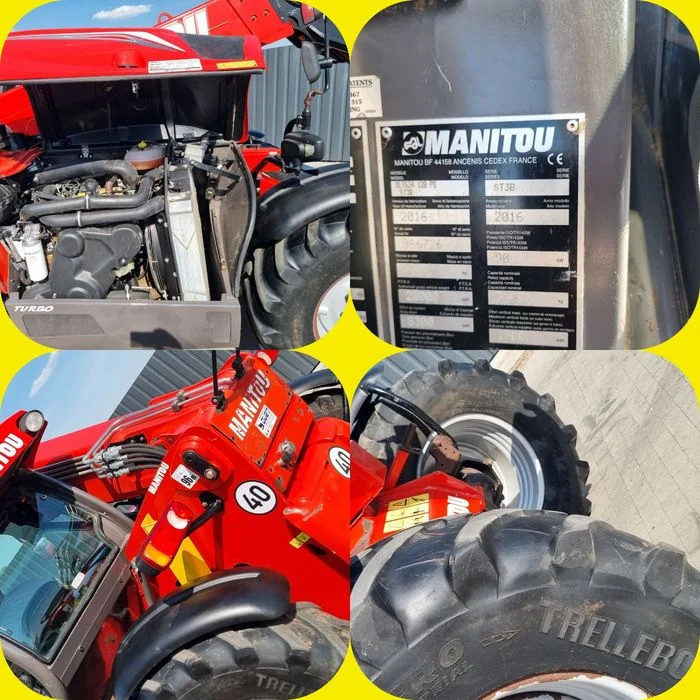 Ładowarka teleskopowa Manitou 634 - 16r*klima *cała w oryginale *jcb57 – zdjęcie 8