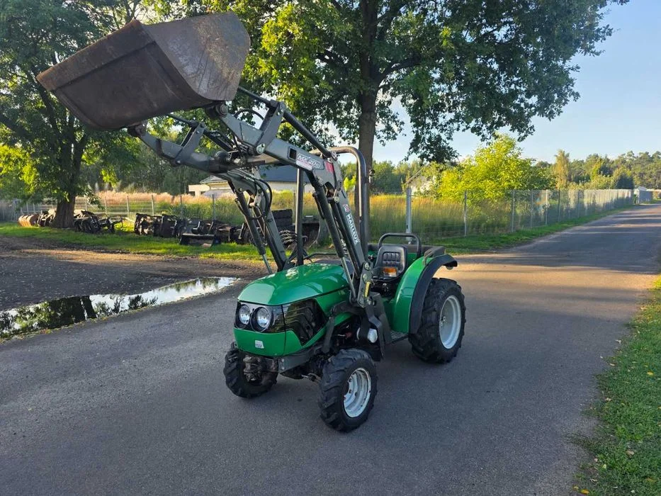 Ciągnik ogrodniczy sadowniczy DEUTZ AGROKID 25 z ładowaczem Mailleux