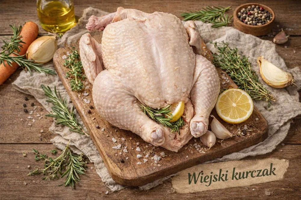 Wiejski Kurczak, świeża tuszka brojler z podrobami, naturalna 3kg – zdjęcie 3