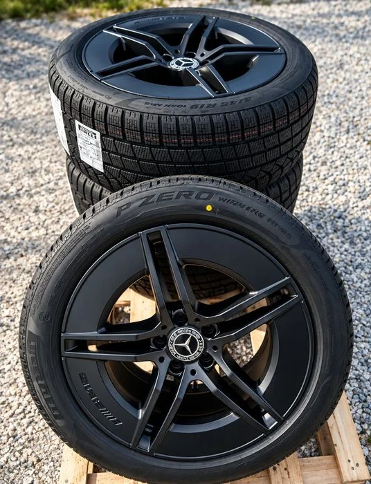 Komplet nowe koła zimowe mercedes E-klasa w214 AMG 245/45r19 275/40r19 – zdjęcie 6