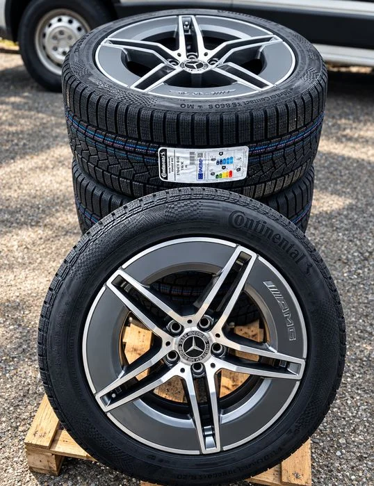 Komplet nowe koła zimowe mercedes E-klasa w214 AMG 245/45r19 275/40r19 – zdjęcie 4