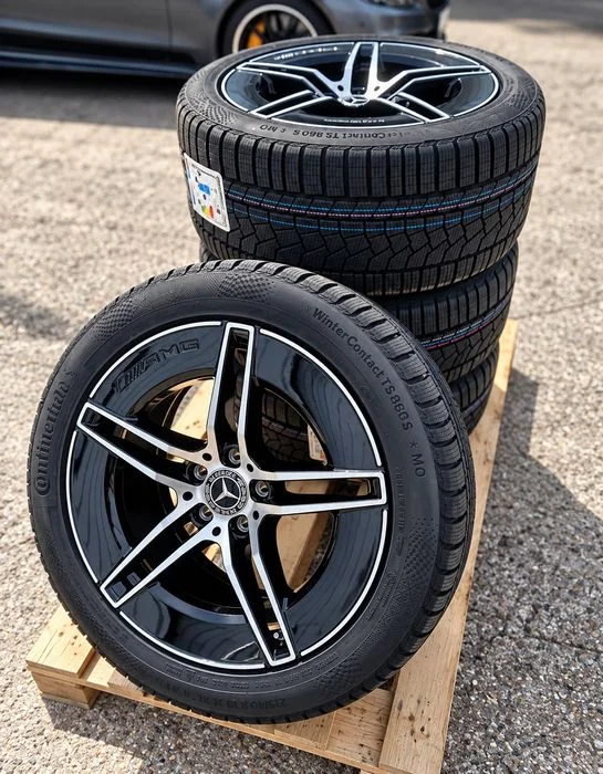 Komplet nowe koła zimowe mercedes E-klasa w214 AMG 245/45r19 275/40r19 – zdjęcie 2