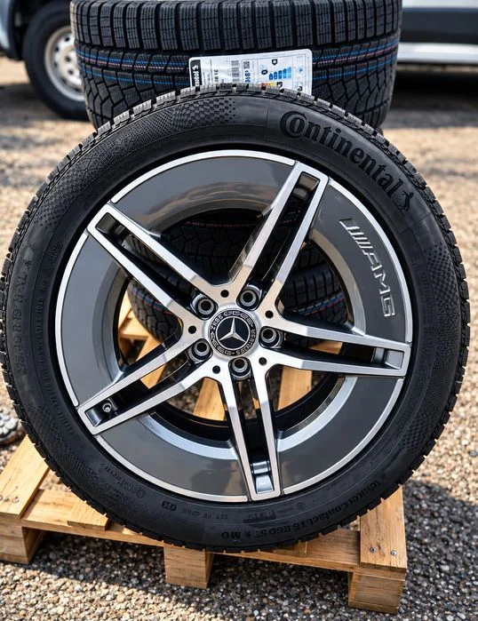Komplet nowe koła zimowe mercedes E-klasa w214 AMG 245/45r19 275/40r19 – zdjęcie 3