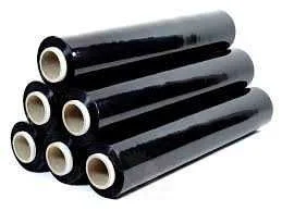 FOLIA STRETCH CZARNA 1,5KG Rozciąg 300% Transport Gratis !! Andrychów