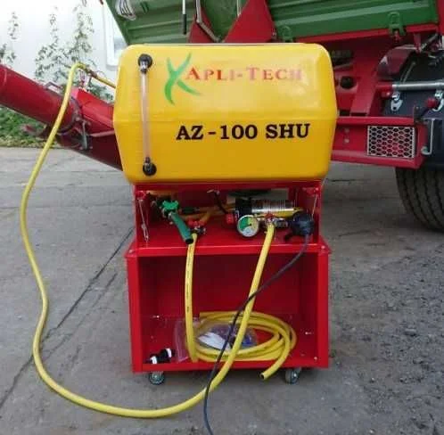 Zaprawiarka do nasion na przenośnik Apli-Tech Az-100 SHU Double Jet 12/230V CE oryginał nowa z atestem na dofinansowanie 2 dysze zaprawiające – zdjęcie 6