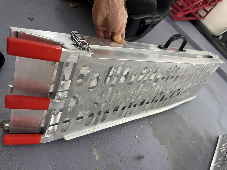 Rampa Wiltec do motocykla ATV quad, aluminiowa rampa składana, antypoślizgowa rampa załadunkowa – zdjęcie 3