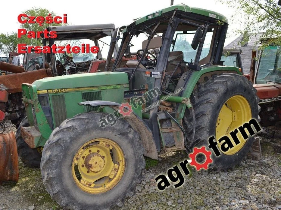 John Deere 6400 części, skrzynia biegów, silnik