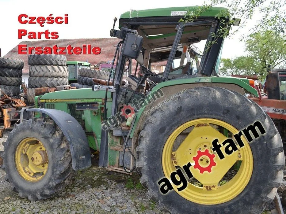 John Deere 6400 części, skrzynia biegów, silnik – zdjęcie 2