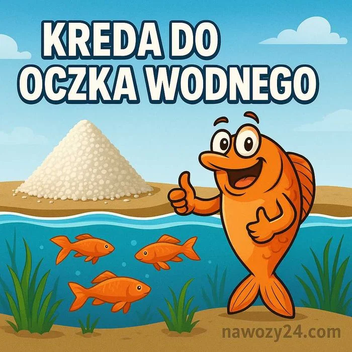 Kreda do oczka wodnego - czysta woda, lepsze ph, zdrowsze ryby - 20kg
