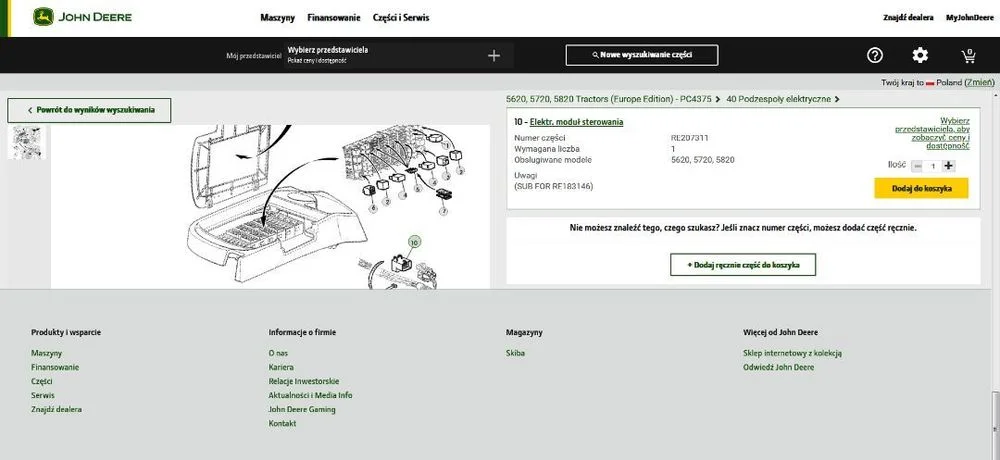 Stabilizator napięcia sterownik John Deere RE207311 RE183146 – zdjęcie 3