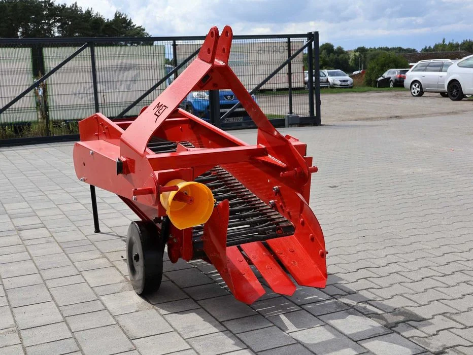 Kopaczka Do Ziemniaków I Warzyw Zawieszana Przenośnikowa Taśmowa Jednorzędowa Elewatorowa Koła Metalowe * Dostawa cała Polska * Dostępna od ręki – zdjęcie 2