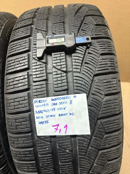 2x 255/40R19 100V PIRELLI SOTTOZERO Winter 240 serie II 3PMSF XL RANT – zdjęcie 3