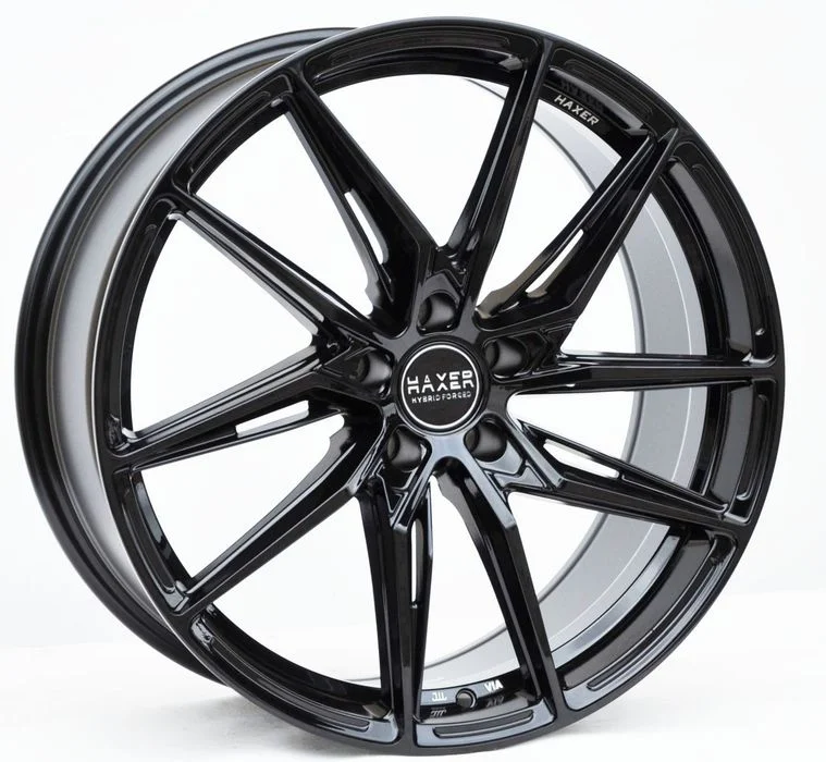 HX08F BL FELGI HAXER 18 5x112 AUDI A4 A5 A6 C7 C8 – zdjęcie 2