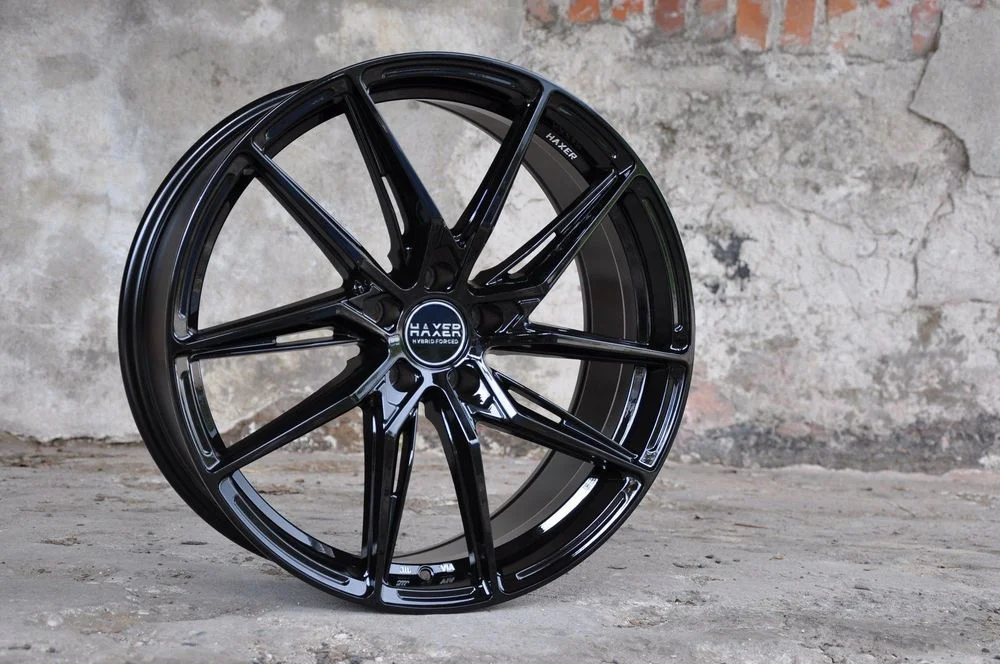 HX08F BL FELGI HAXER 18 5x112 AUDI A4 A5 A6 C7 C8 – zdjęcie 5