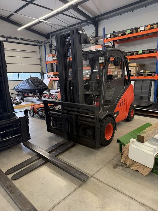 Linde H35T triplex 5,5m, przesuw, pozycjoner, klimatyzacja, nowe opony – zdjęcie 4
