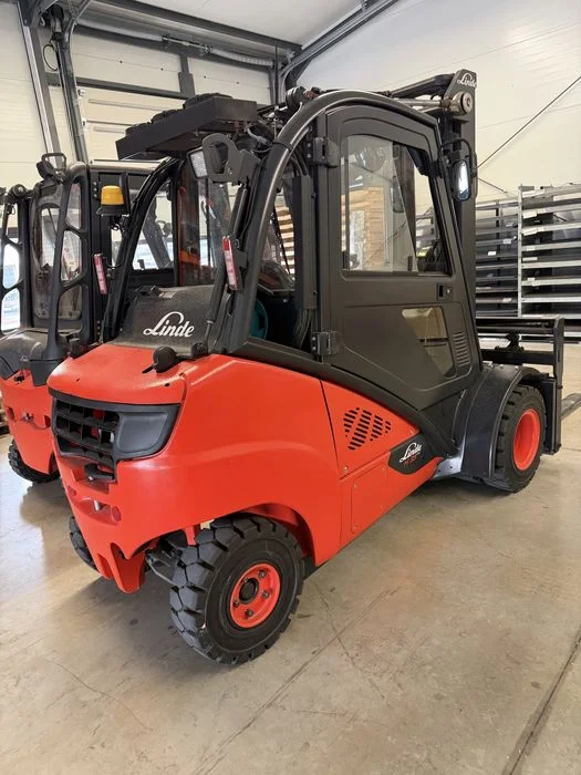 Linde H35T triplex 5,5m, przesuw, pozycjoner, klimatyzacja, nowe opony – zdjęcie 7