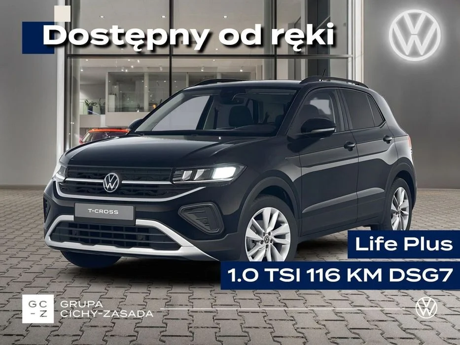 Volkswagen T-Cross Life Plus, 1.0 TSI 116 KM DSG7, dostępny od ręki